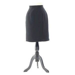 Laura Scott Misses 18 SKIRT Black Skirt Lined